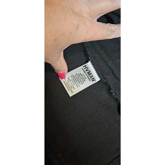 HVMAN MENS MK1‎ DENIM JACKET STRIPE IN BLACK Retail $261 - Picture 7 of 15